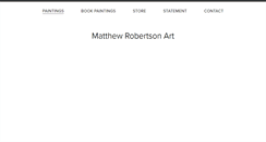 Desktop Screenshot of matthewrobertsonart.com